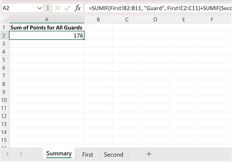 Excel How To Use Sumif Across Multiple Sheets