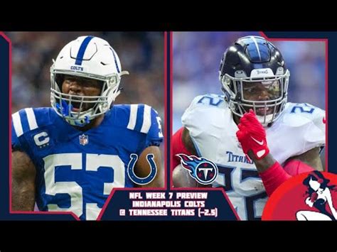 Nfl Week Indianapolis Colts Tennessee Titans Preview Predictions