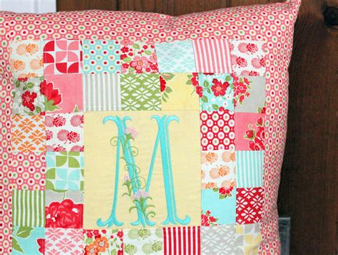 Patchwork Pillow Pattern And Tutorial The Cottage Mama