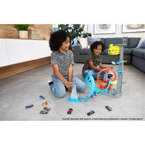 HOT WHEELS ΠΙΣΤΑ ΜΕ ΔΙΠΛΟ ΕΚΤΟΞΕΥΤΗ ΚΑΙ ΛΟΥΠ e tza gr Παιδικά παιχνίδια e shop