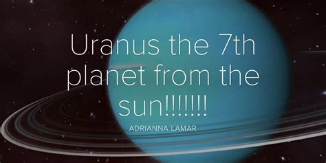 Uranus The 7th Planet From The Sun