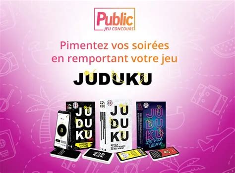 Jeu Concours Tentez de remporter votre jeu de société JUDUKU Public