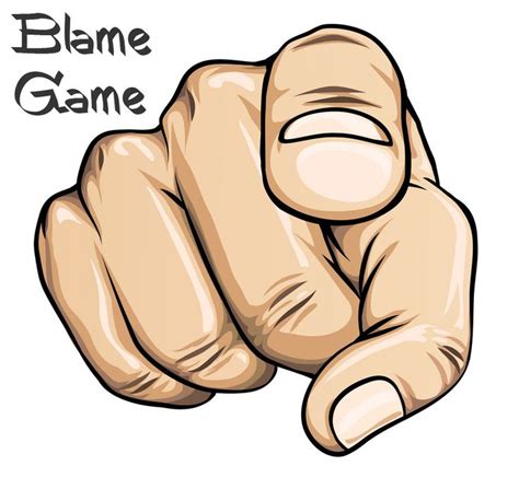 Blame Game Courageous Christian Father Pointing Fingers Pointing