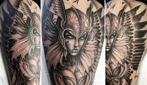 Female Valkyrie Symbol Tattoo