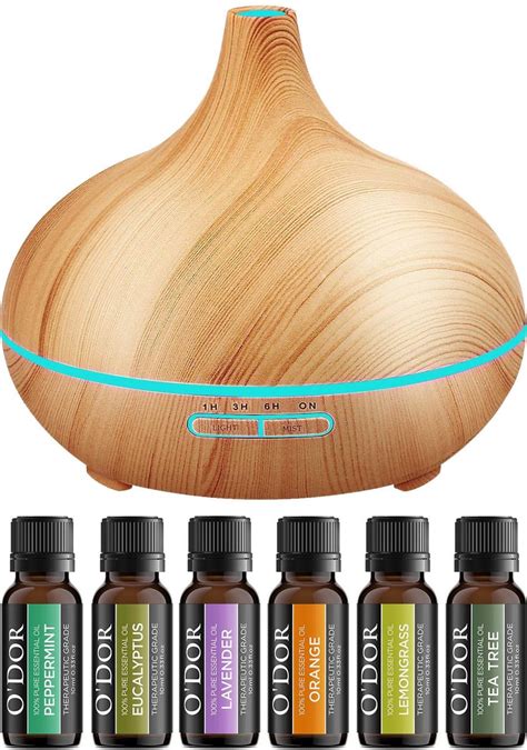 O Dor Cadeau Set Aroma Diffuser Met Extra Flesjes Etherische Olie