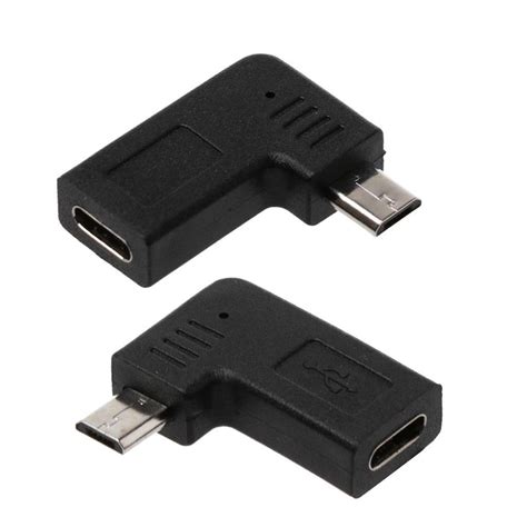 Grad Micro Usb Stecker Auf Typ C Buchse Adapter F R Samsung S