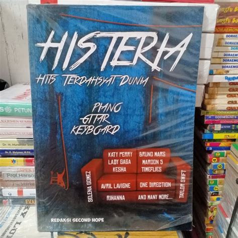 Jual ORIGINAL BUKU MUSIK HISTERIA Hits Terdahsyat Dunia Piano Gitar