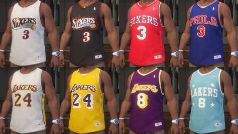 Franklin Nba Shirts Pack Allen Iverson Kobe Bryant Gta5