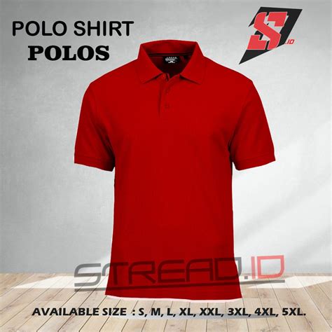 Jual Poloshirt Kaos Kerah Polo Premium Bahan Katun CVC PIQUE HEXAGON