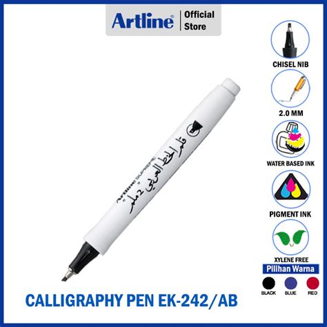 Artline Supreme Calligraphy Pen Mm Epf Ab Shopee Philippines