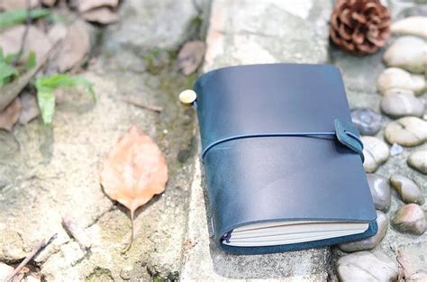 Blue Notebook – Notes in Leather