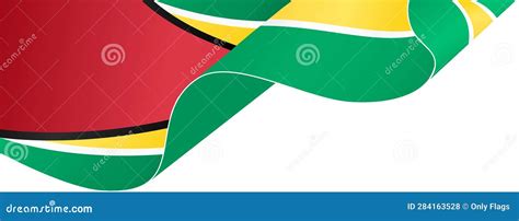 Ola De Bandera Guyana Aislada En Png O Fondo Transparente Ilustraci N