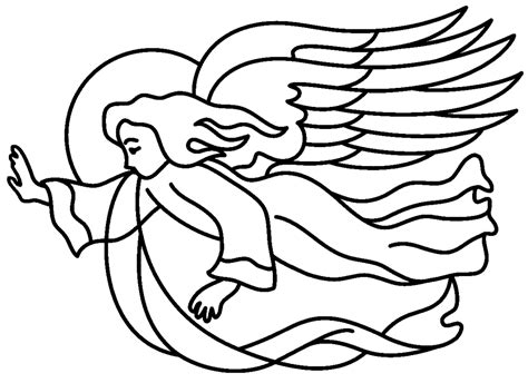 Angel Wings Coloring Pages To Print - Coloring Home