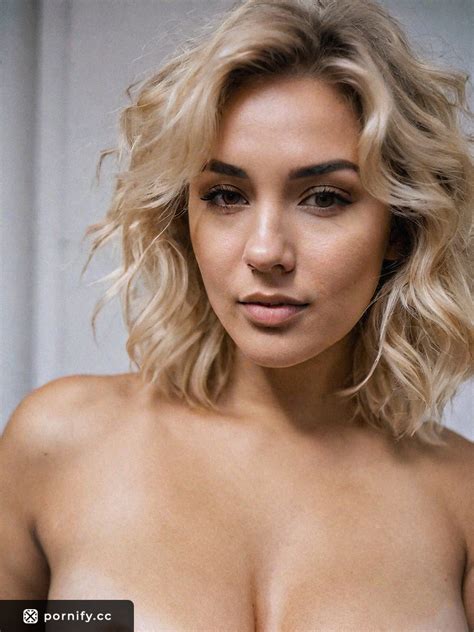 Blonde 20s Curvy Tear Drop Inverted Triangle High Arch Brown Eyed German Girl Eating In Bedroom