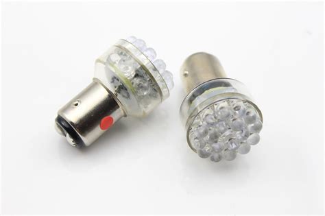 2x 24 Led 6v Red Car Bulb 1157 Bay15d 1154 Light Stoptailstopreverse Lamp Ac Ebay