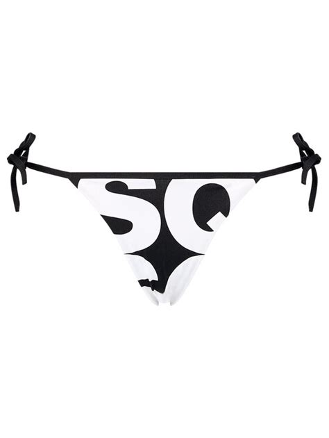 Dsquared Underwear Bikini Unterteil D B Schwarz Modivo De