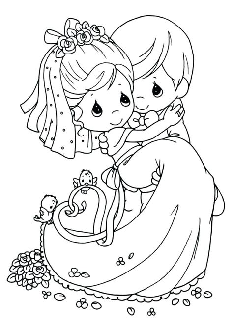 Precious Moments Birthday Coloring Pages at GetColorings.com | Free printable colorings pages to ...