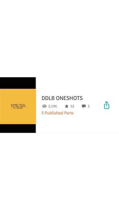 Ddlb Oneshots 3k Wattpad