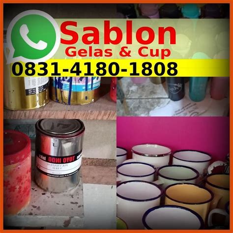 Sablon Cup Gelas Murah O I I Oi O Whatsapp