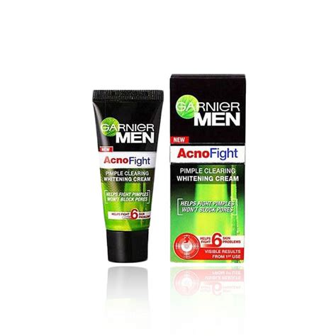 Garnier Men Acno Fight Pimple Clearing Whitening Cream Helps Fight 6 Skin Problems