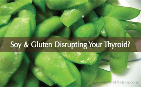 Poor Nutrition Soy Gluten Disrupting Your Thyroid