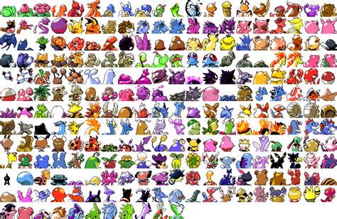 Pokemon Back Sprites