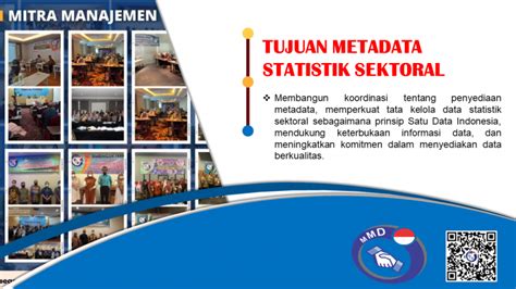 Bimbingan Teknis Metadata Statistik Sektoral Tahun Mitra