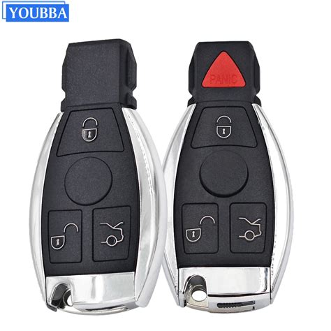 YOUBBA 3 4 Buttons BGA NEC Replace Car Remote Control Key Shell Case