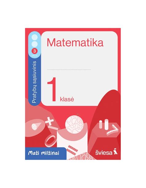 Matematika Pratyb S Siuvinis Klasei Dalis Serija Ma I Mil Inai