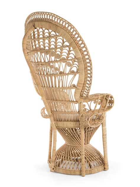 Grand Peacock Chair In Rattan Kouboo