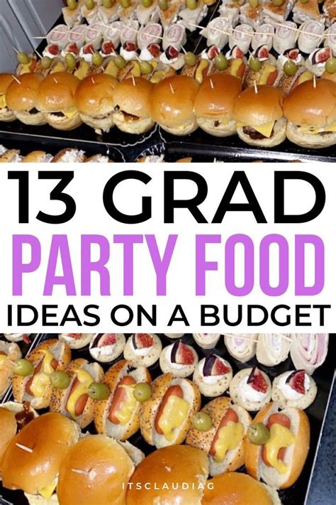 13 Cheap Graduation Party Food Ideas You Can Easily Make Its Claudia