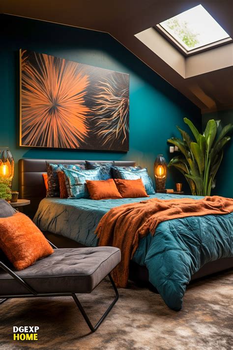 15 teal orange modern bedroom designs – Artofit