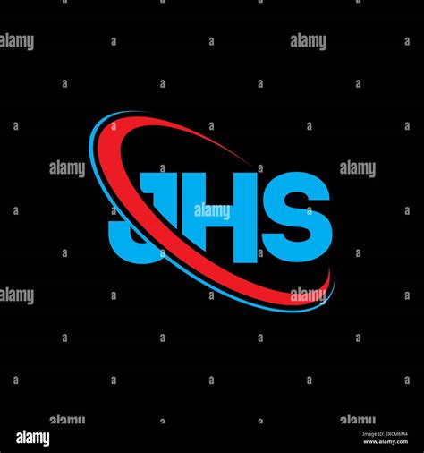 JHS logo. JHS letter. JHS letter logo design. Initials JHS logo linked with circle and uppercase ...