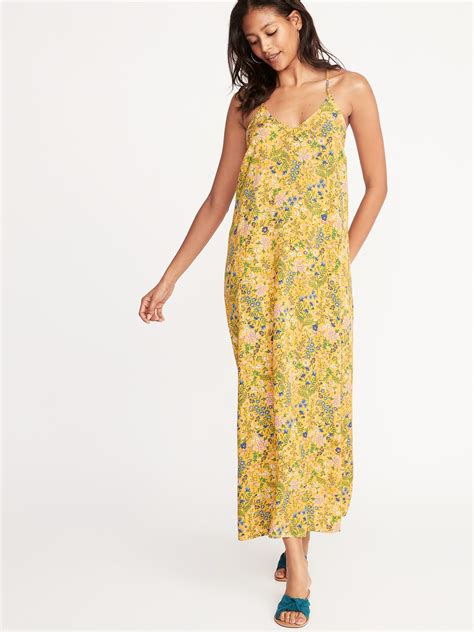 V Neck Maxi Shift Dress For Women Old Navy