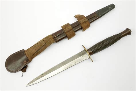 British Fairbairn Sykes Type 3rd Pattern Commando Fighting Knife With