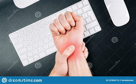 Carpal Tunnel Syndrome Hand Pain In Man Injury Wrist Arthritis Office