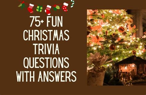 75+ Fun Christmas trivia questions with answers - Kids n Clicks