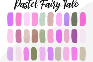 Pastel Fairy Tale Procreate Swatches Graphic By Foralfy Creative Fabrica