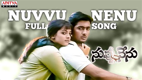 Nuvvu Nenu Full Song L Nuvvu Nenu Movie L Uday Kiran Anitha Teja R