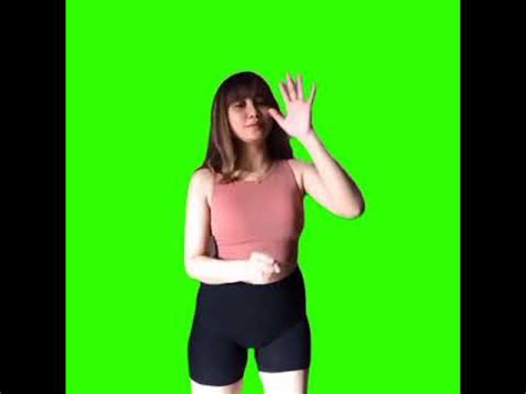 Top Green Screen Terbaru Cewek Joget Tik Tok Greenscreen Editing