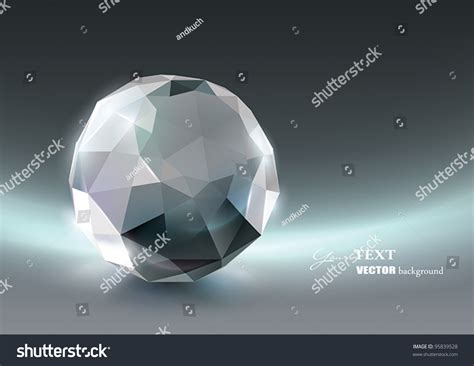 Vector Crystal Background Stock Vector (Royalty Free) 95839528 ...