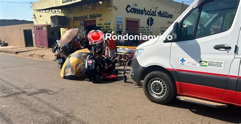 VÍDEO Idoso sofre grave acidente ao avançar preferencial e bater em