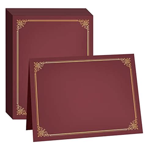 Gnl Packs Burgundy Certificate Holders Diploma Holders