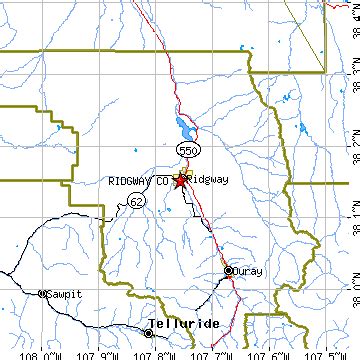 Ridgway, Colorado (CO) ~ population data, races, housing & economy