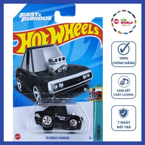 Xe mô hình Hot Wheels basic Fast Furious 70 Dodge Charger HKG57 Shopee Việt Nam