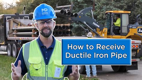 How To Receive Ductile Iron Pipe Youtube