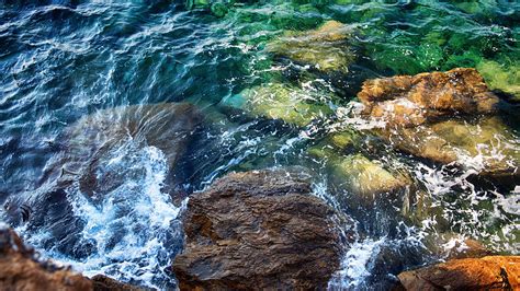 Wallpaper Waterfall Sea Rock Nature River Stream Wave