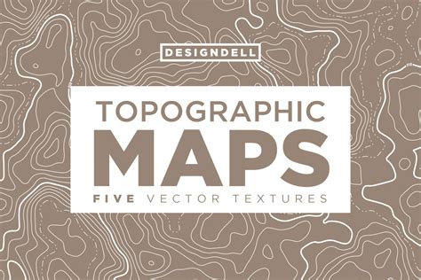 Topographic Map Textures - Design Cuts