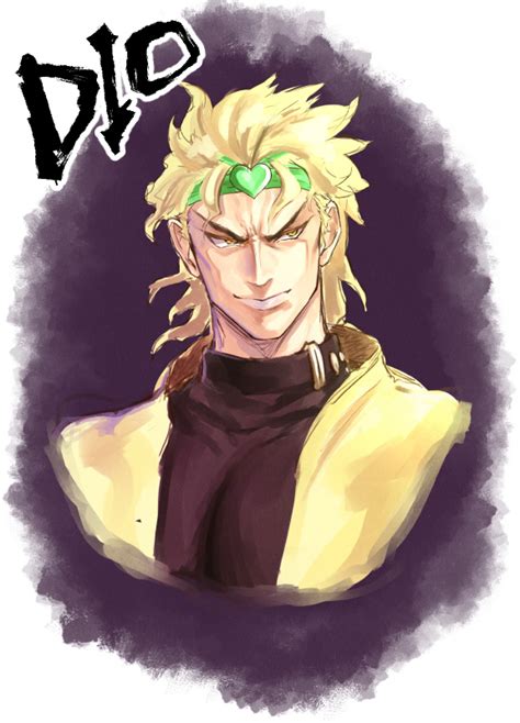 Safebooru 1boy Blonde Hair Dio Brando Headband Heart Jojo No Kimyou Na Bouken Red Eyes Rosary