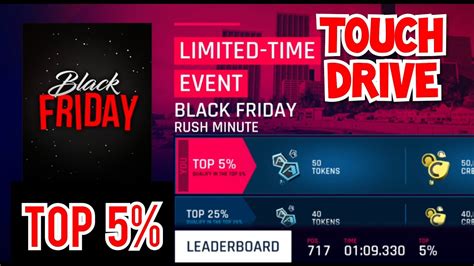 Touchdrive Asphalt Black Friday Rush Minute Top